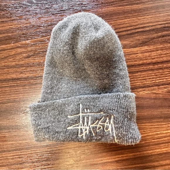 Vintage Stussy Heathered Knit Beanie - Picture 1 of 4